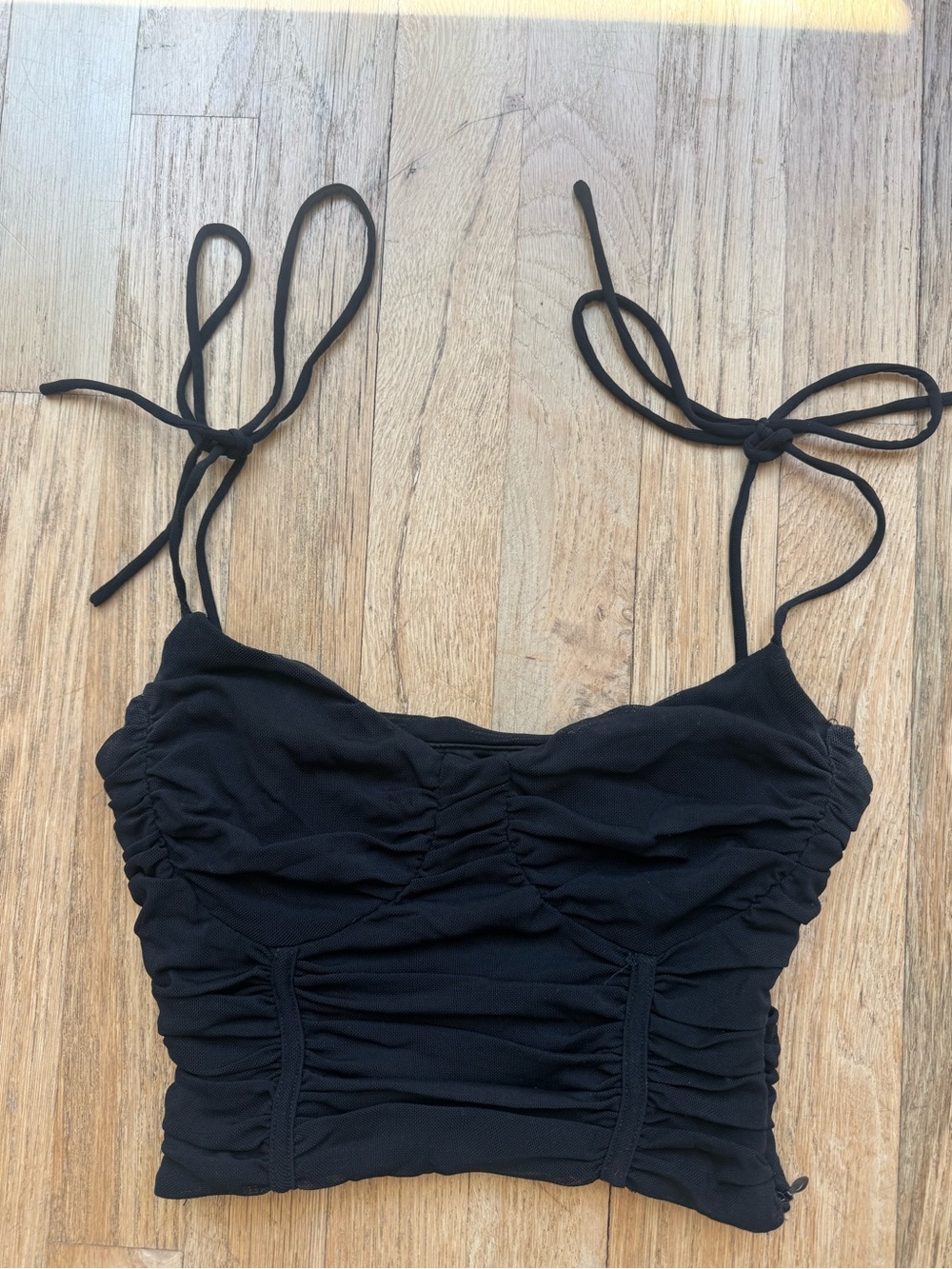 Hello Moly Black Crop Top